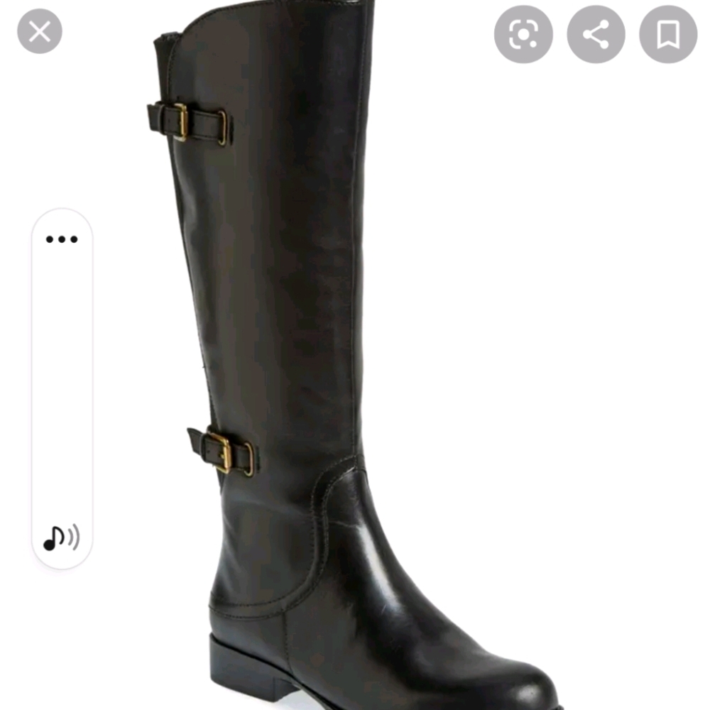 Naturalizer Jamison Black tall riding boots size 8
